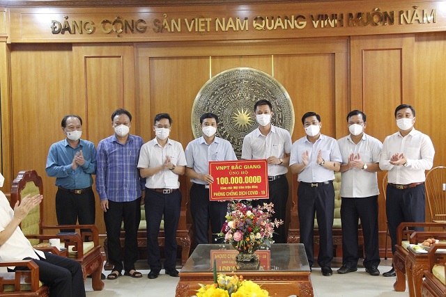 VNPT Bắc Giang chung tay đẩy lùi dịch Covid-19