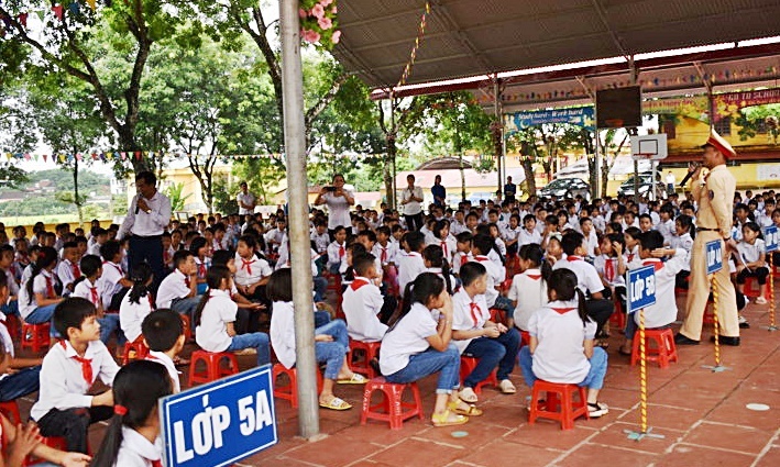 Bắc Giang: Tuyên truyền, giáo dục về ATGT tại trường học được đẩy mạnh