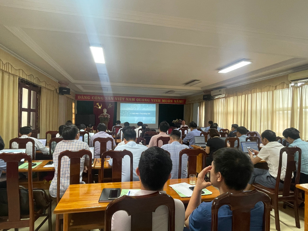 Hội nghị tập huấn sử dụng Cổng hạ tầng dữ liệu không gian đô thị tỉnh Bắc Giang