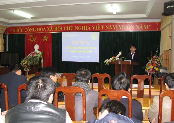 Đoàn thanh niên Sở Thông tin và Truyền thông tổ chức Lễ ra quân tháng Thanh niên năm 2012