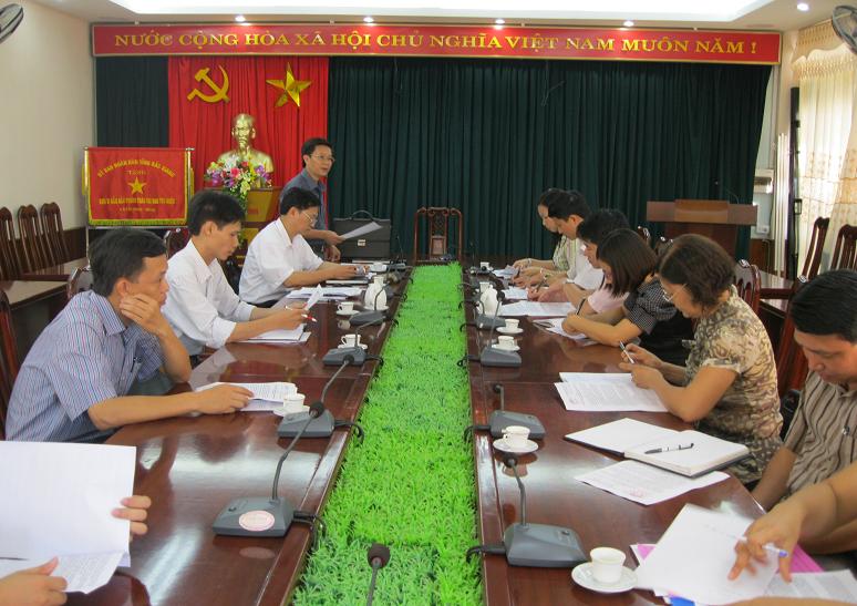 Ban chỉ đạo CNTT tỉnh kiểm tra tình hình ứng dụng công nghệ thông tin tại UBND thành phố Bắc Giang