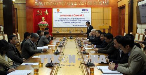 Đẩy mạnh phối hợp thông tin tuyên truyền giữa TTXVN và tỉnh Bắc Giang