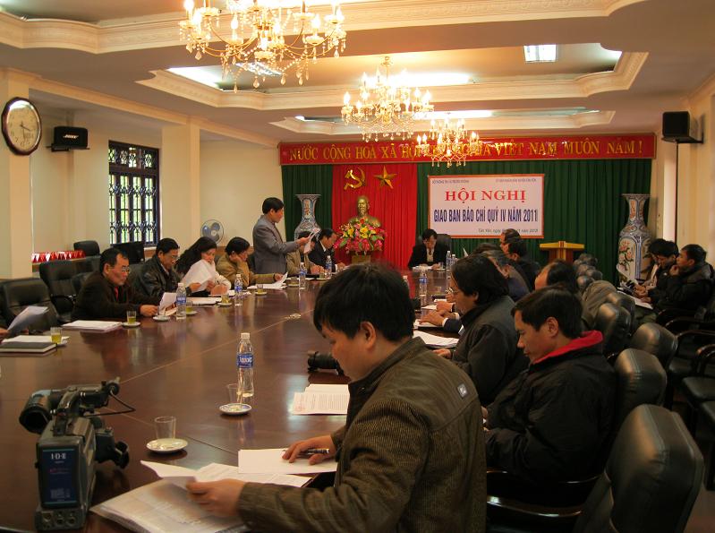 Hội nghị Giao ban báo chí quý IV và tổng kết công tác tuyên truyền năm 2011